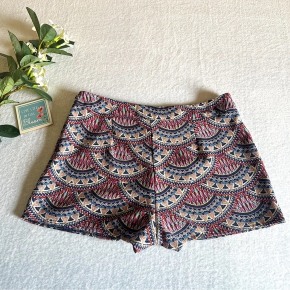 Women’s Sz M Geo Print Skort Side Zipper - Picture 5 of 5